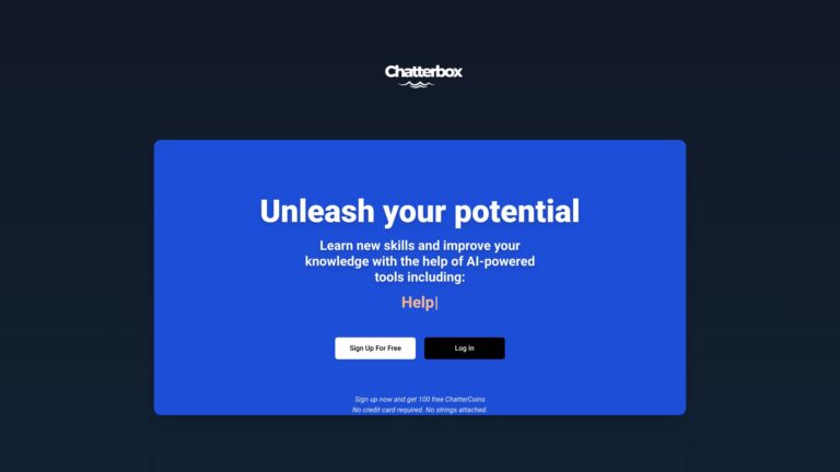 Free Chatterbox AI Tool Review