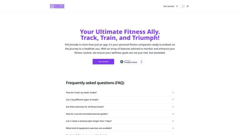 Free Fitcomrade AI Tool Review