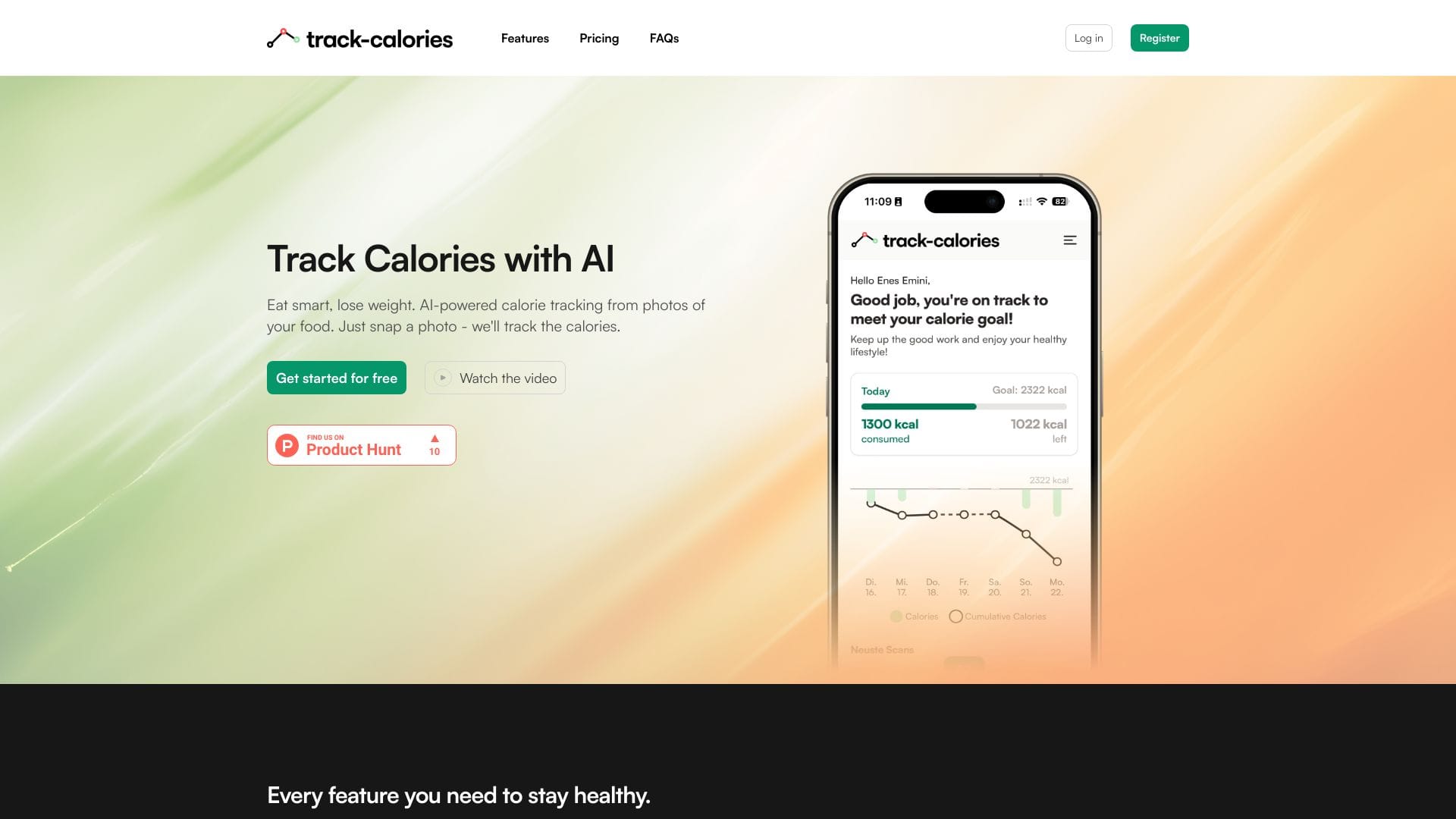 Track Calories logo