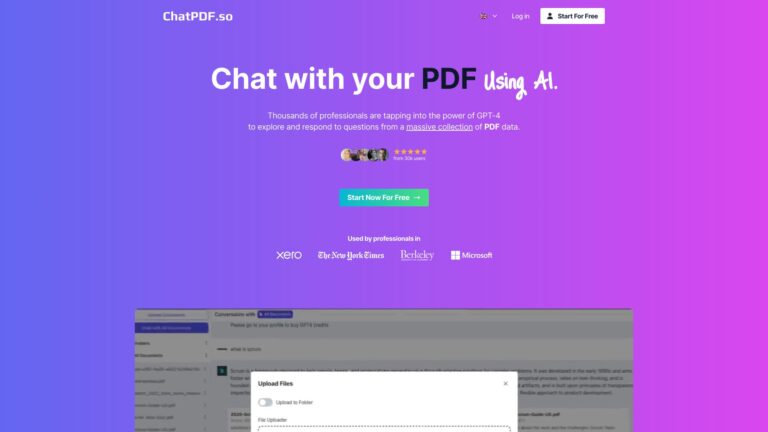 Top Chatpdf.so AI Tool Review