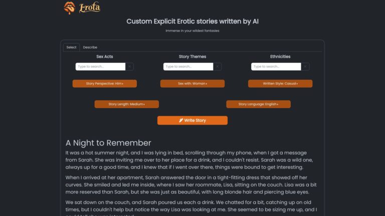 Free Erota AI Tool Review