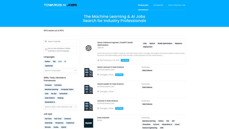 Top AI Jobs AI Tool Review