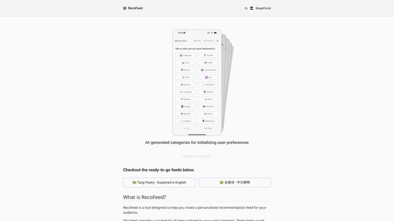 Advanced Recofeed AI Tool Review