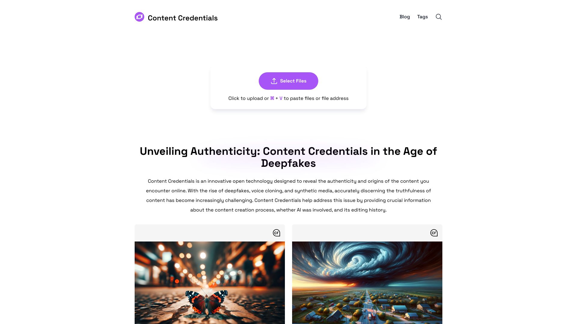 Content Credentials logo