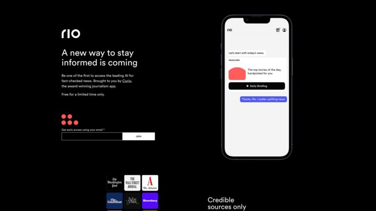 Free Rio AI News AI Tool Review