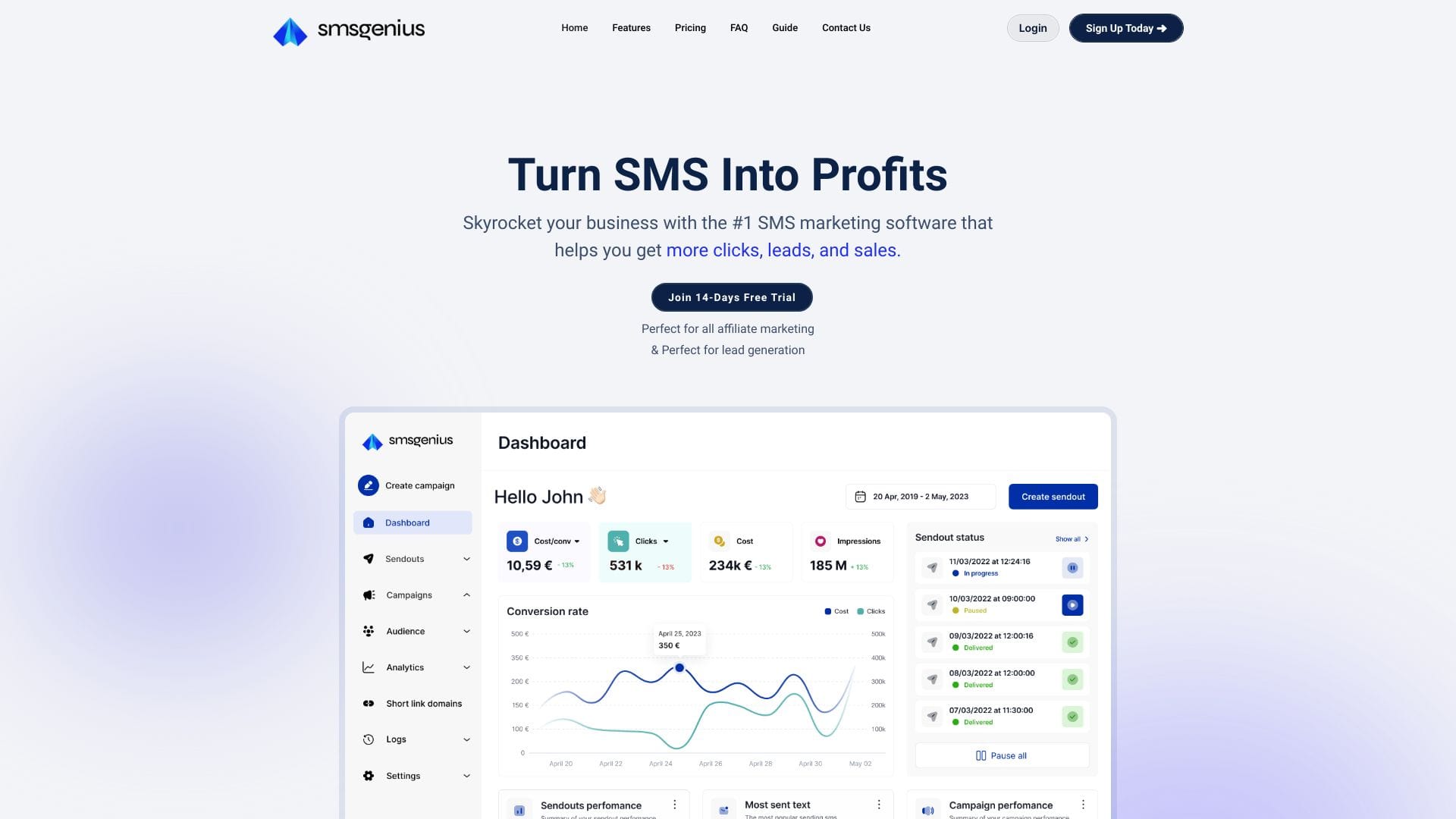 SMSGenius logo