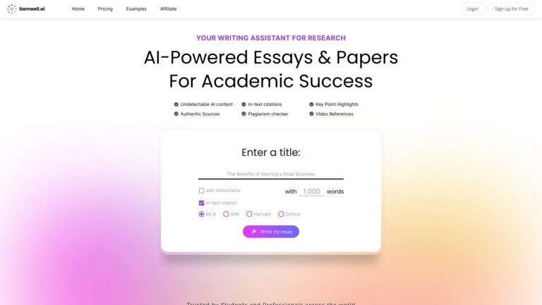 Smart Samwell.ai AI Tool Review