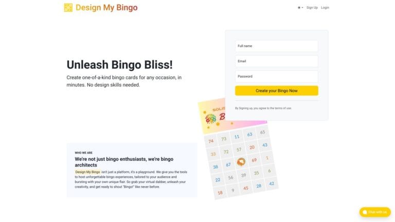 Free Design My Bingo AI Tool Review