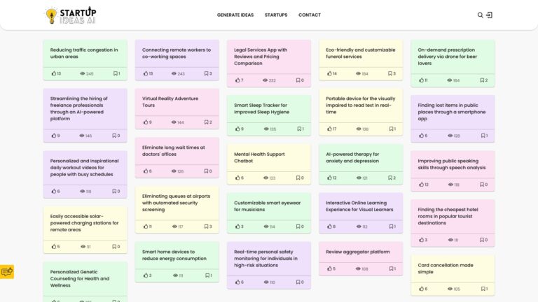 Best Startup Ideas AI AI Tool Review