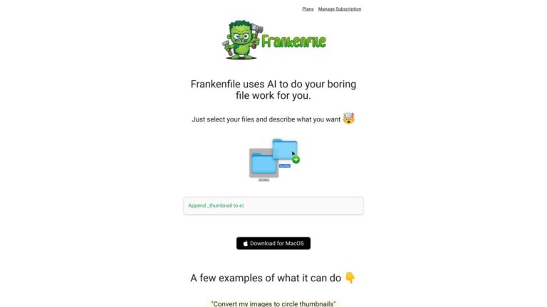 Smart Frankenfile AI Tool Review