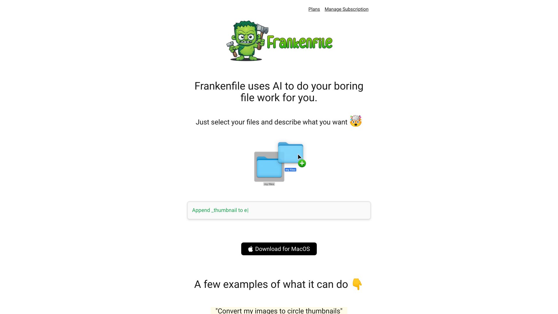 Frankenfile logo