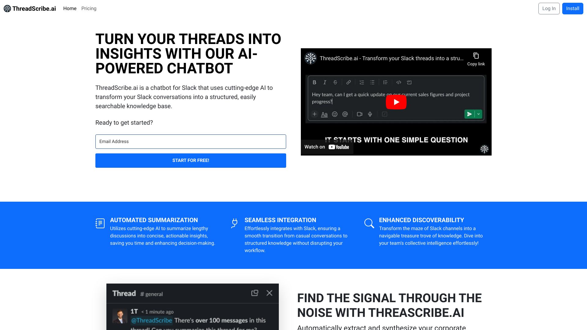 ThreadScribe.ai logo