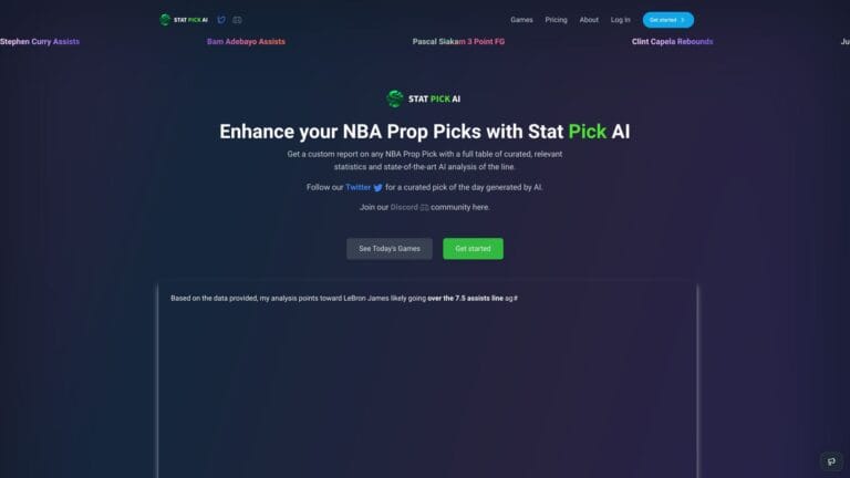 Advanced Stat Pick AI Tool Review