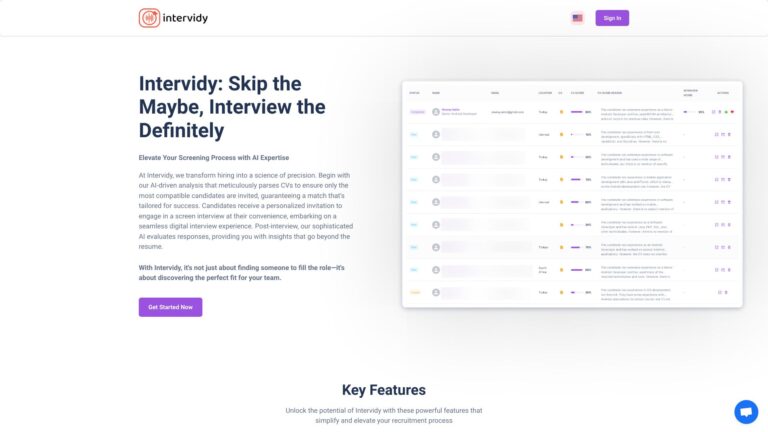 Top Intervidy AI Tool Review