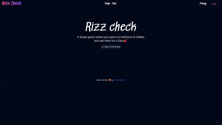 New Rizzcheck AI Tool Review