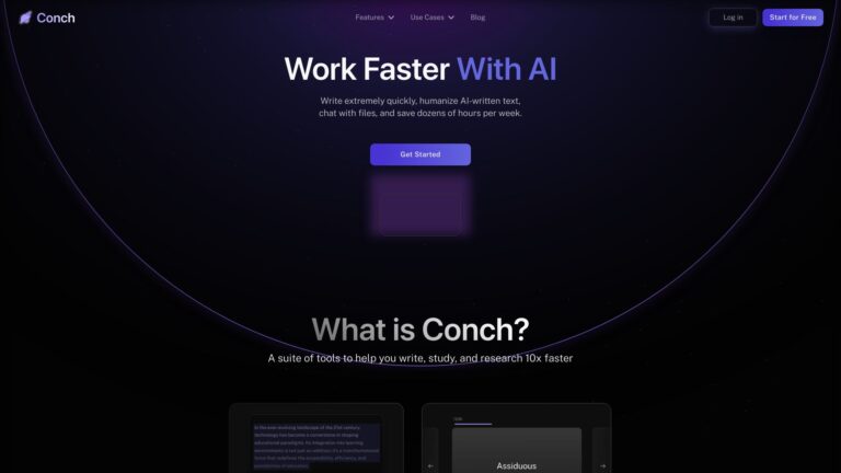 Free Conch AI AI Tool Review