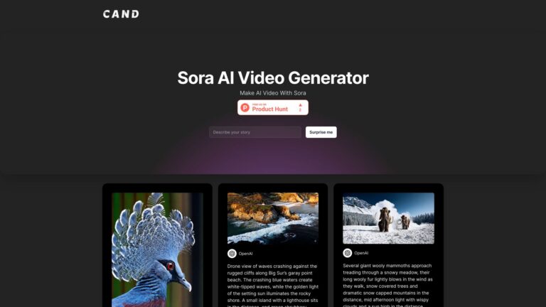Top Sora Cand AI Tool Review