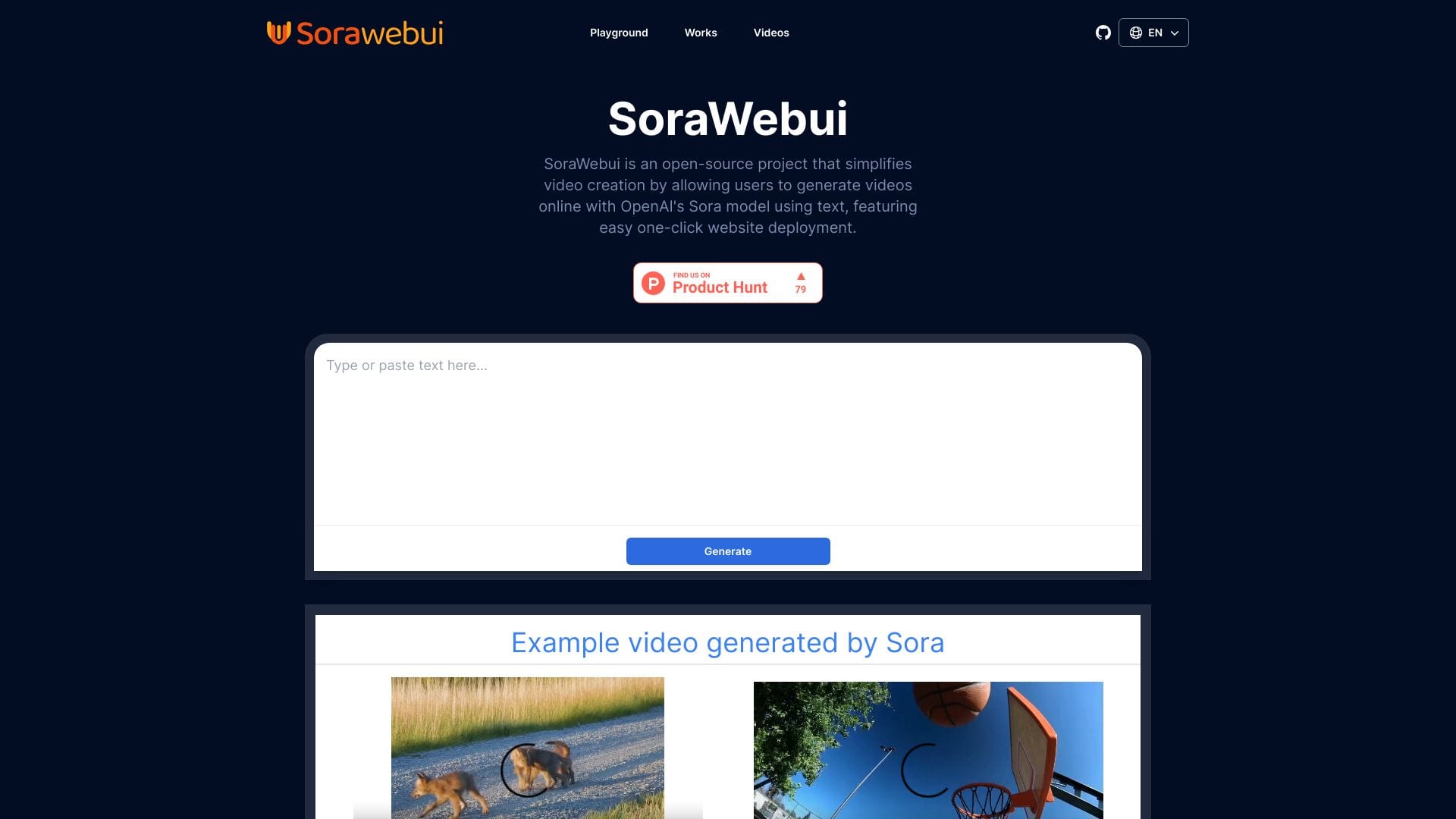 SoraWebui logo