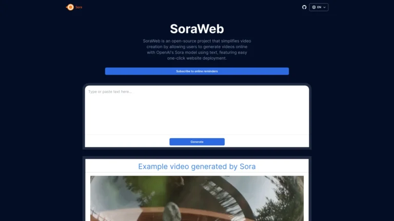 Powerful Soraweb AI Tool Review