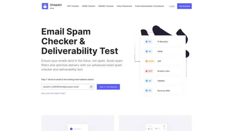 Free Unspam AI Tool Review