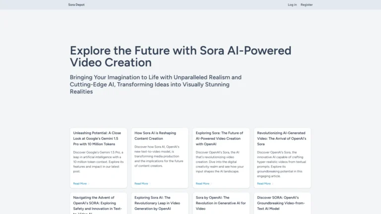 Popular Sora Depot AI Tool Review