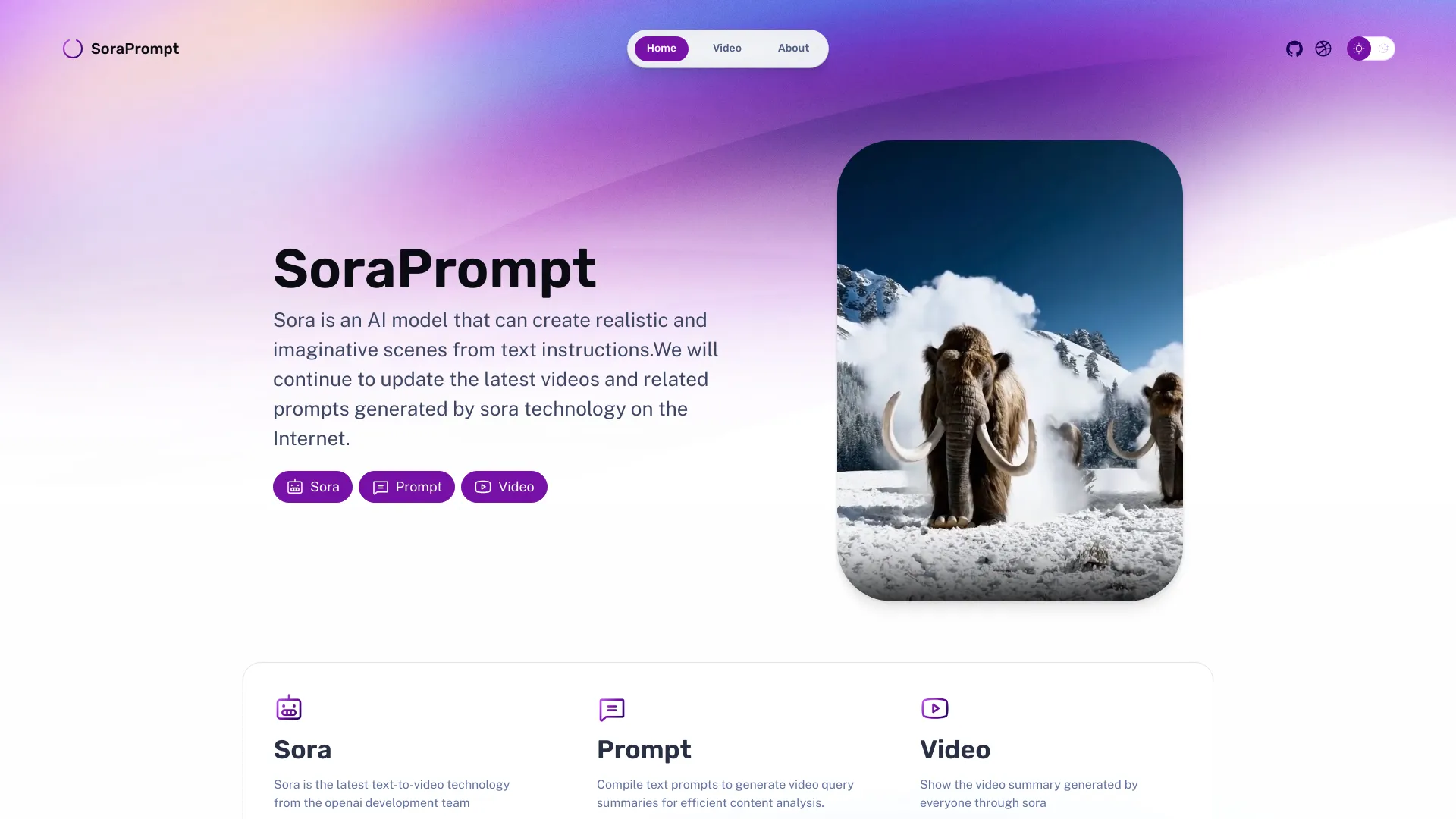 SoraPrompt logo