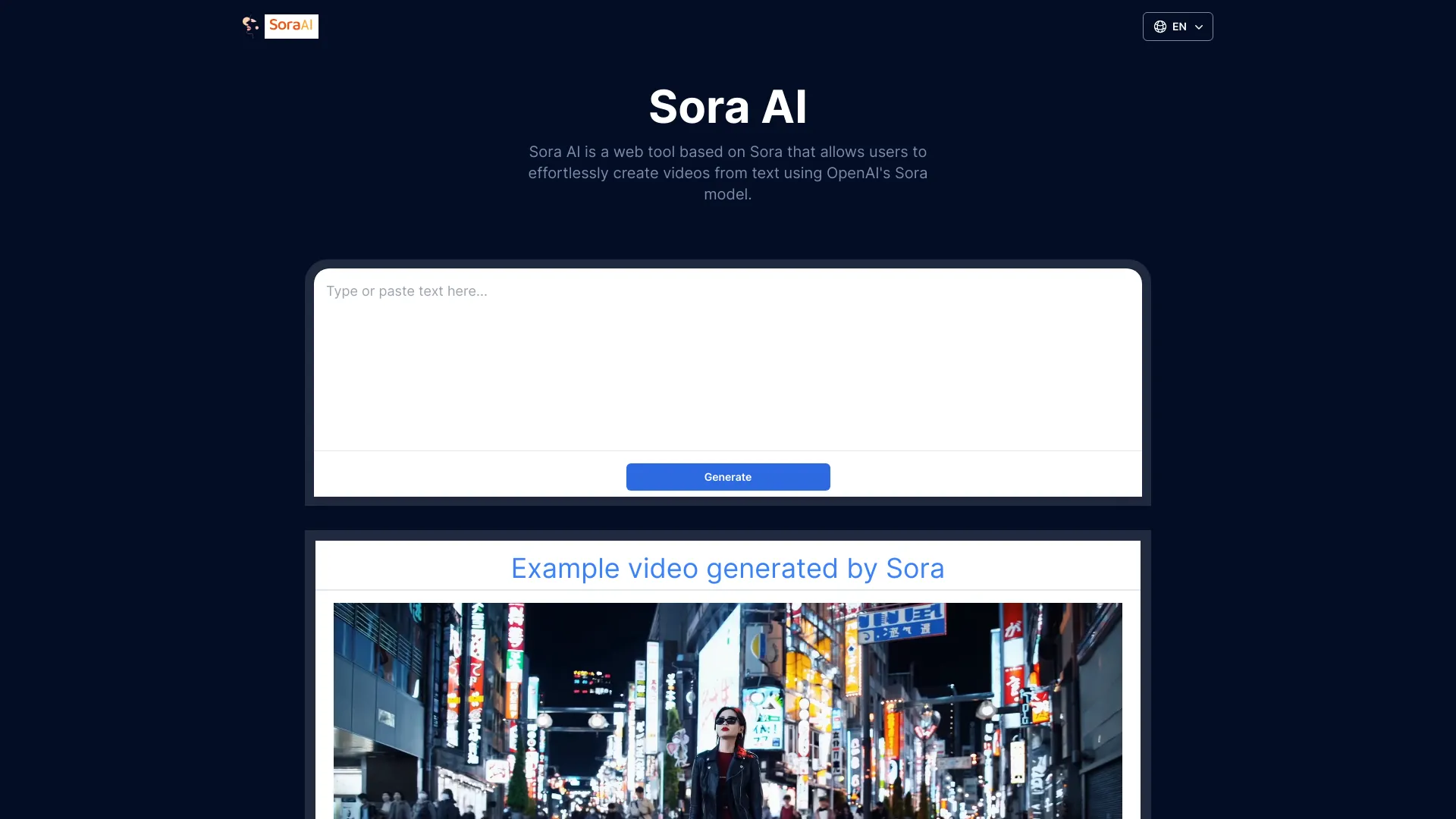 Sora AI logo