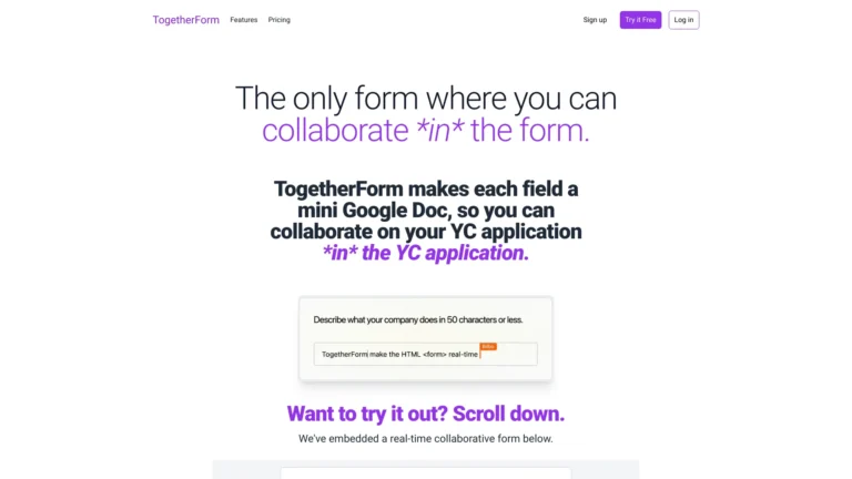Innovative Togetherform AI Tool Review