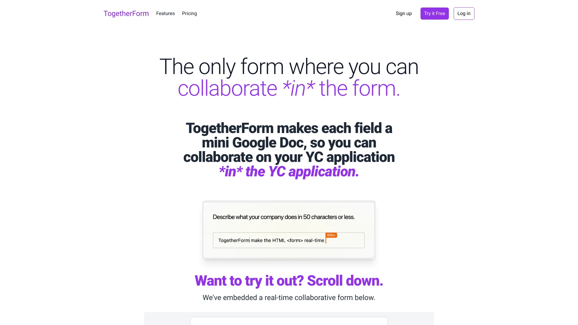 TogetherForm logo