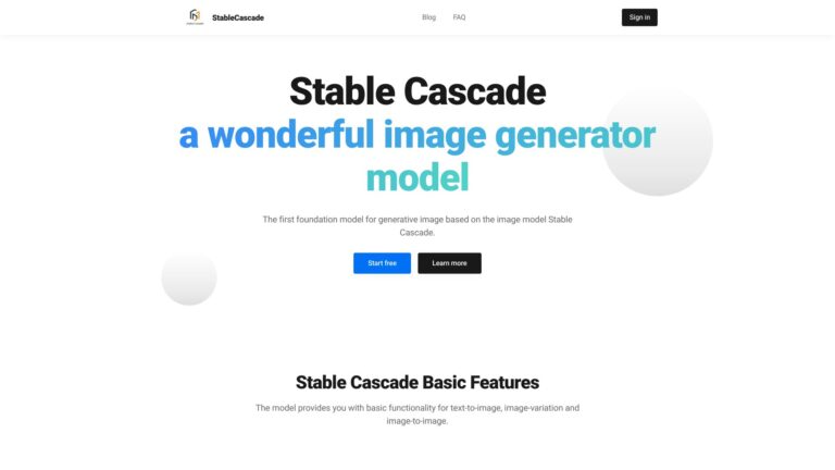 New Stable Cascade AI Tool Review