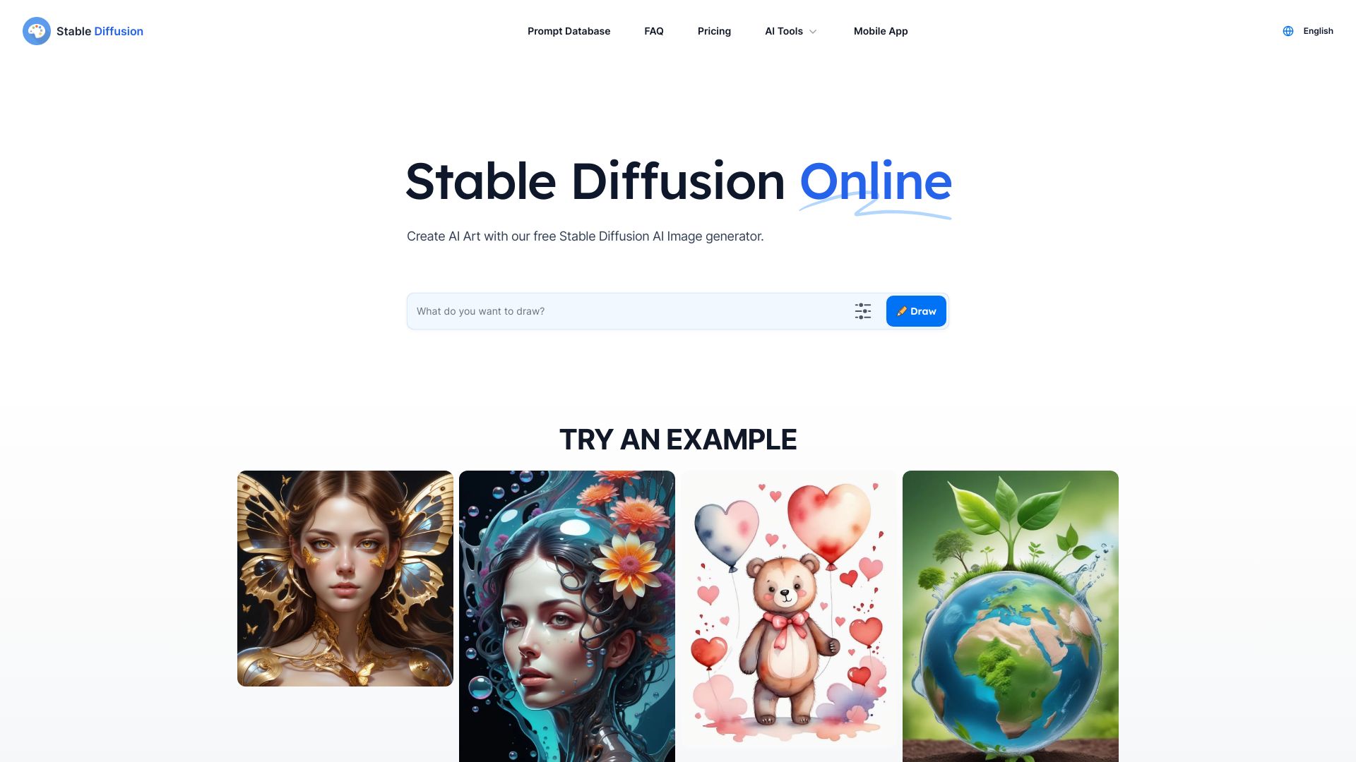 Stable Diffusion Online logo