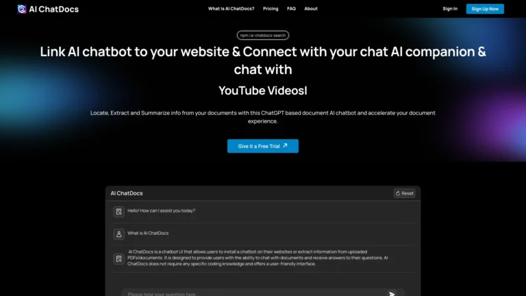 Powerful AI Chatdocs AI Tool Review