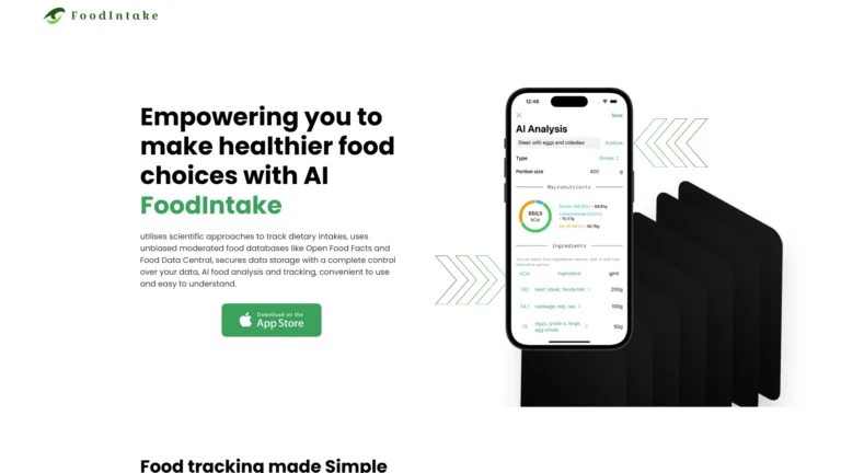 Best Foodintake AI Tool Review