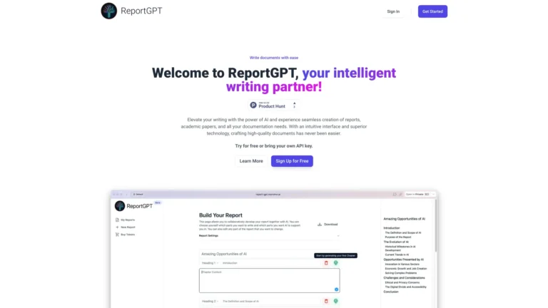 Innovative Reportgpt AI Tool Review