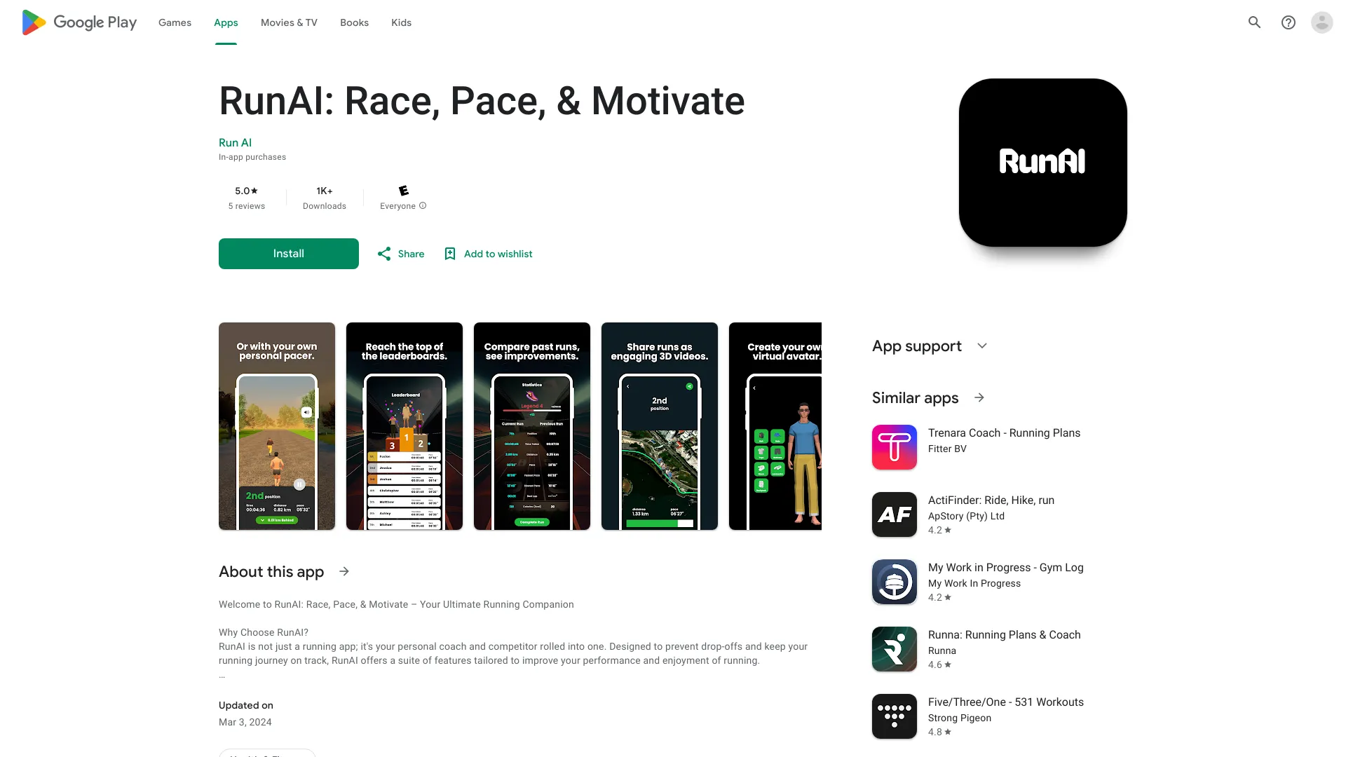 RunAI logo
