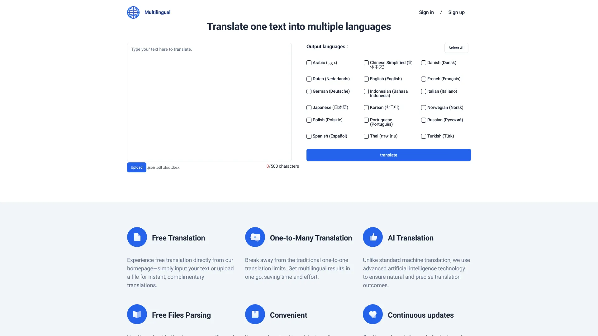 Multilingual.top logo