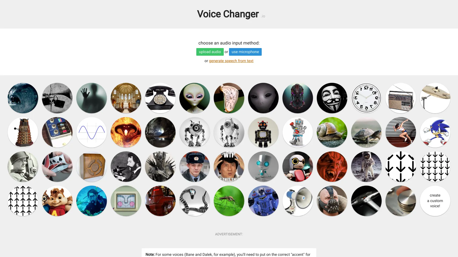 Voice Changer .io logo