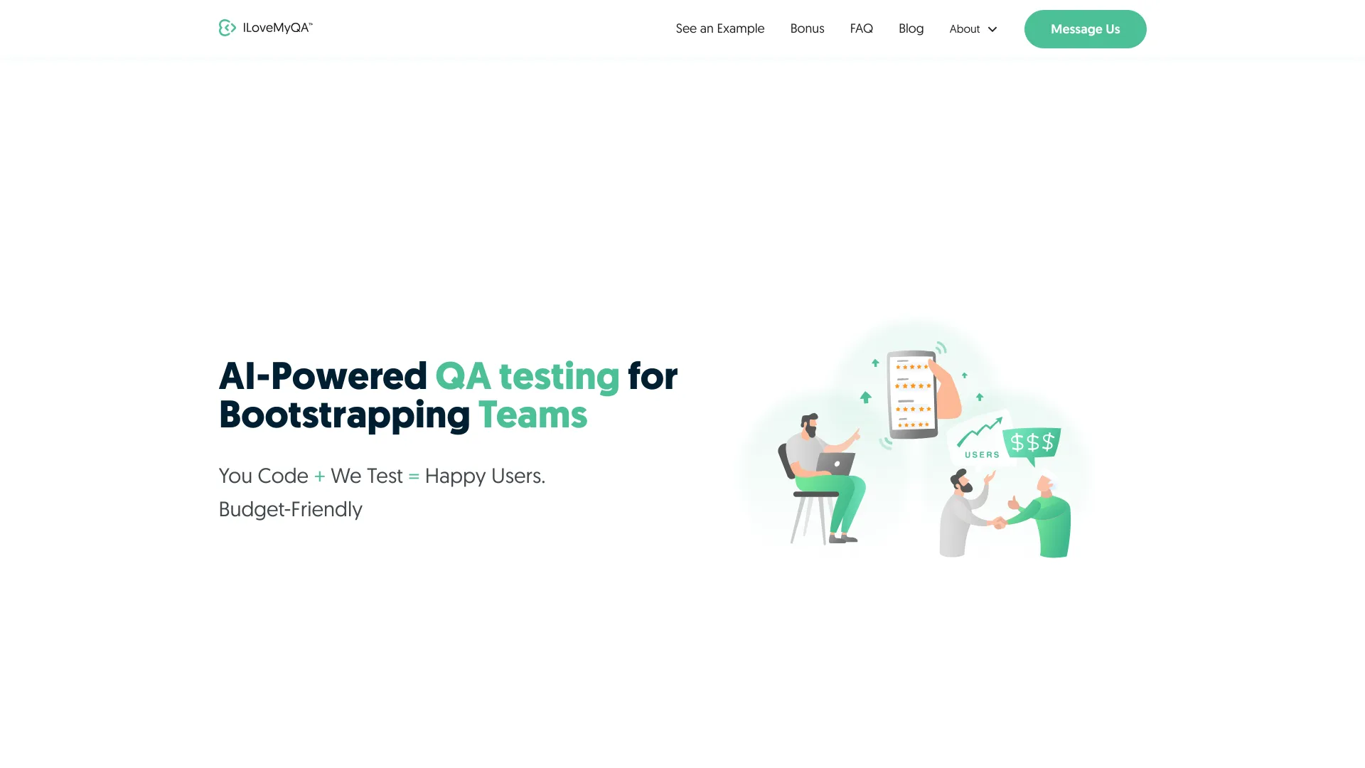 ILoveMyQA logo