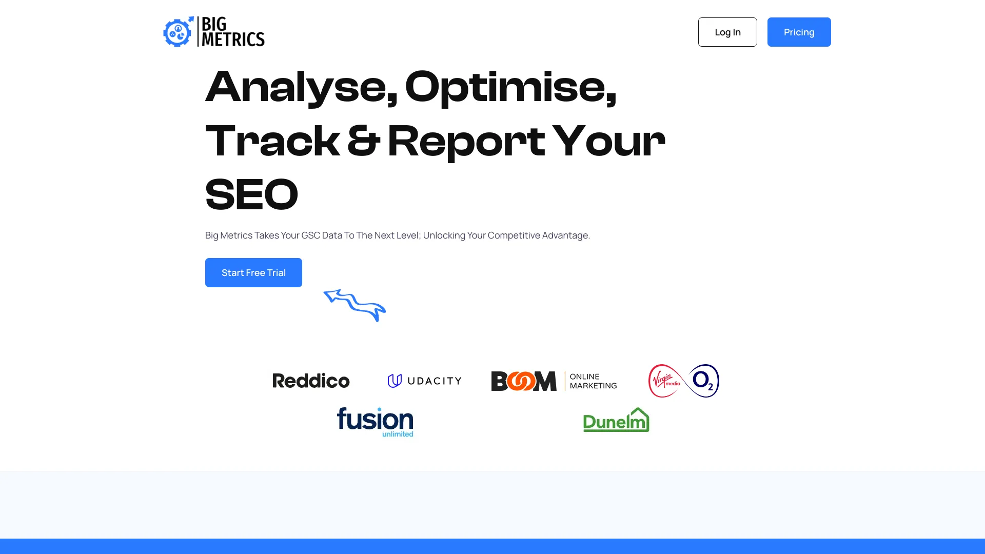 Big Metrics SEO Platform logo