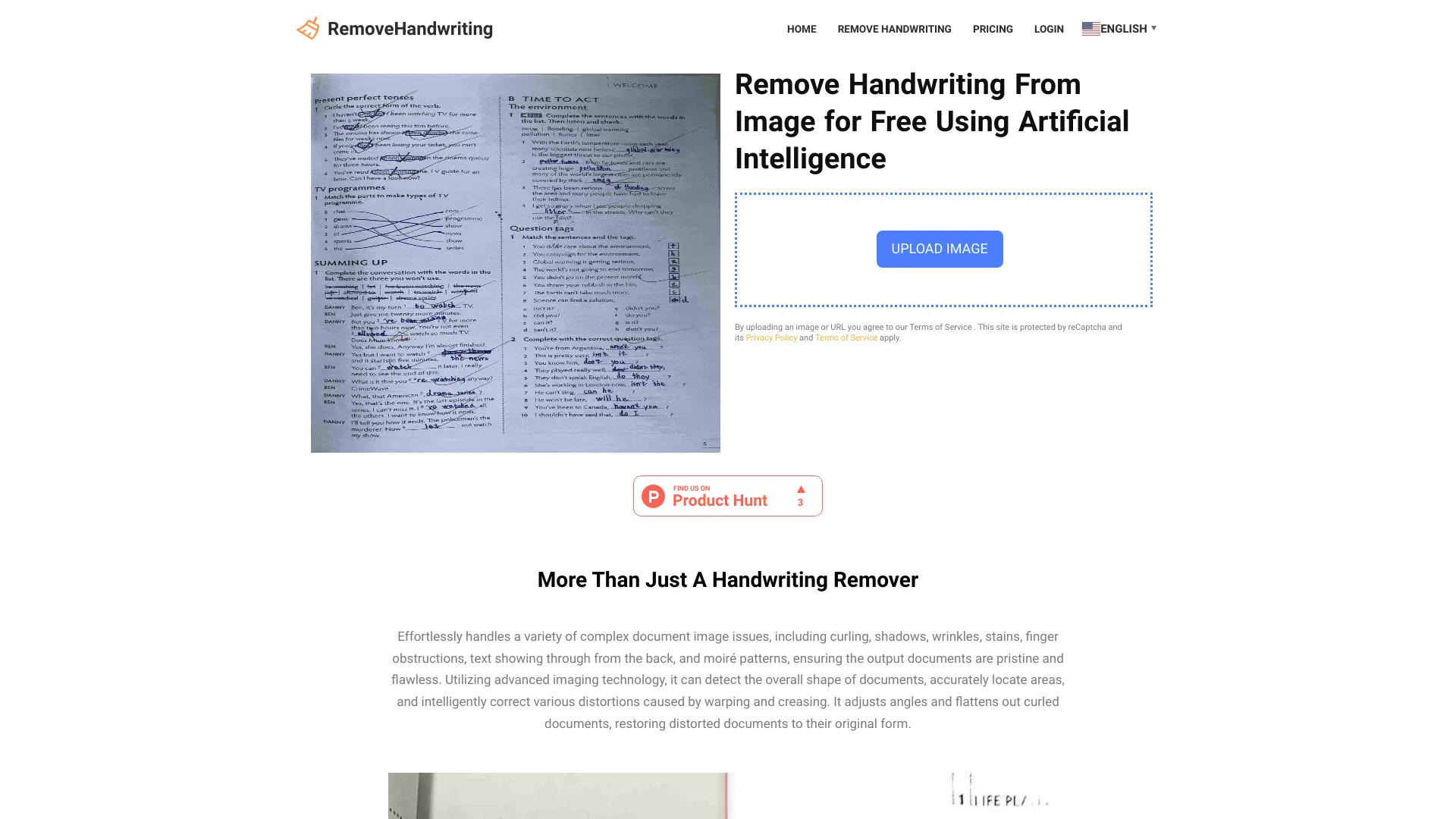 RemoveHandwriting logo