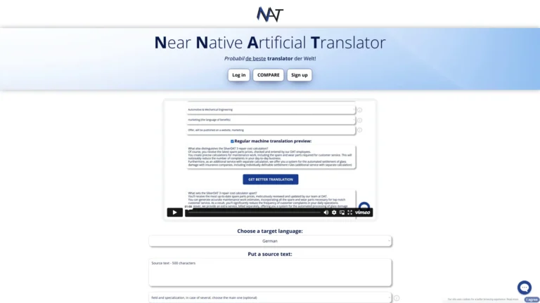 Smart Nnat – Near Native Artificial Translator AI Tool Review