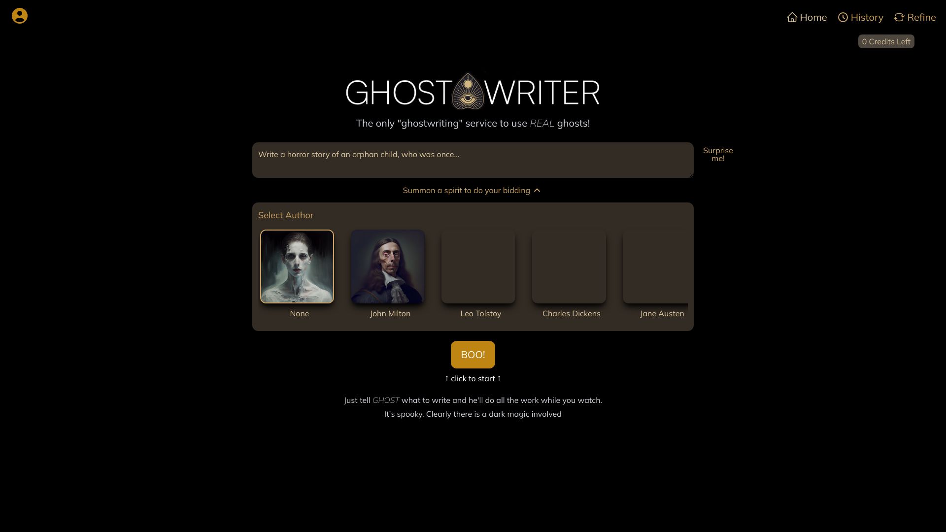 Ghostwriting logo