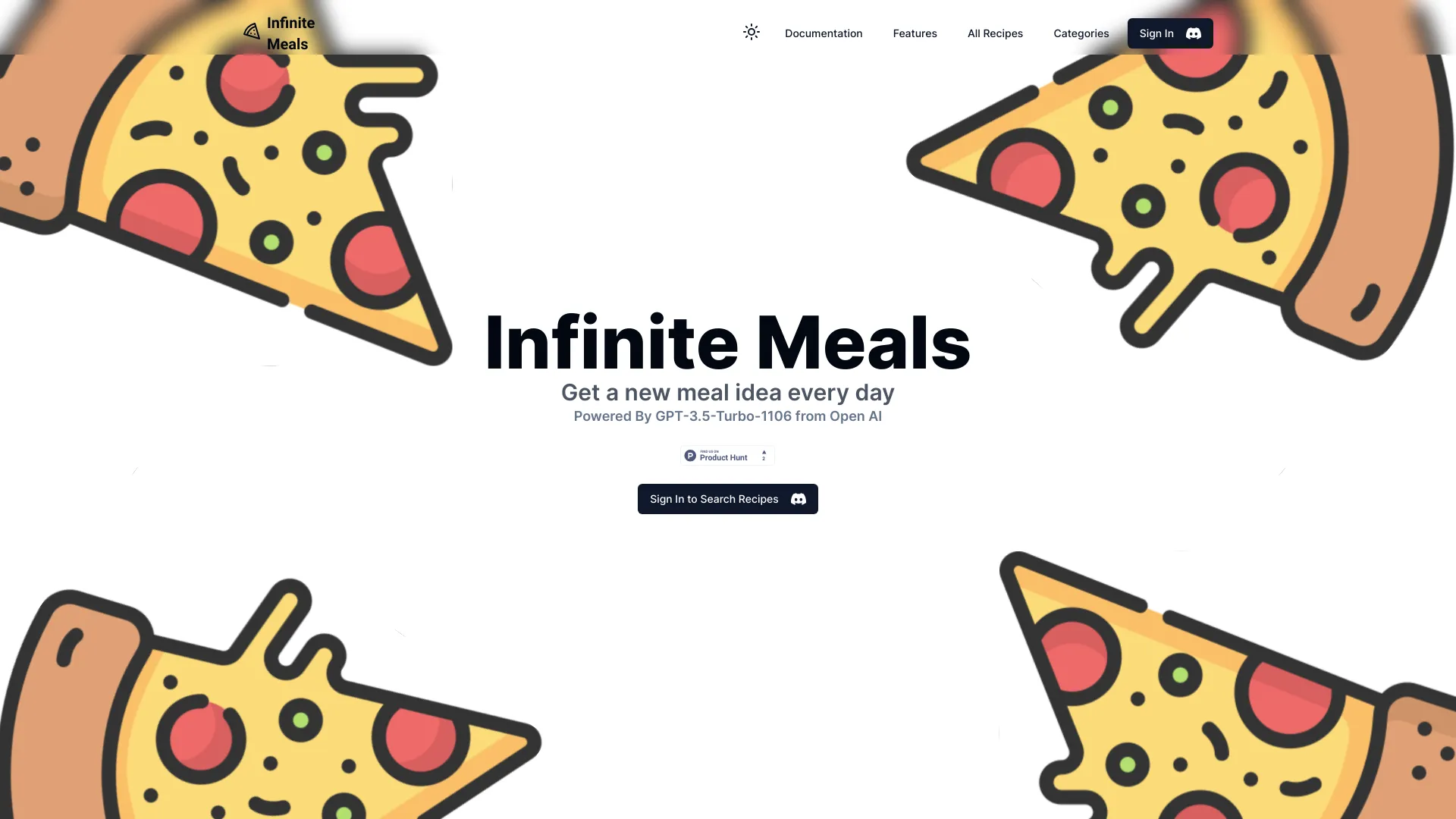Infinite Meals logo