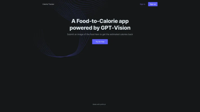 Innovative Calorie Tracker AI Tool Review