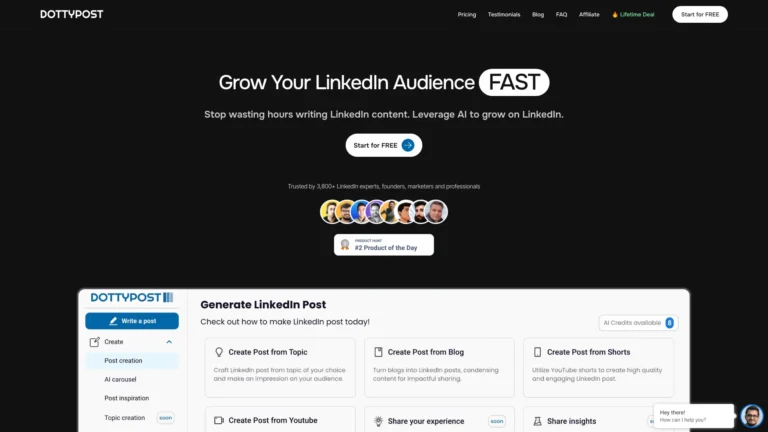 Free Dottypost AI Tool Review