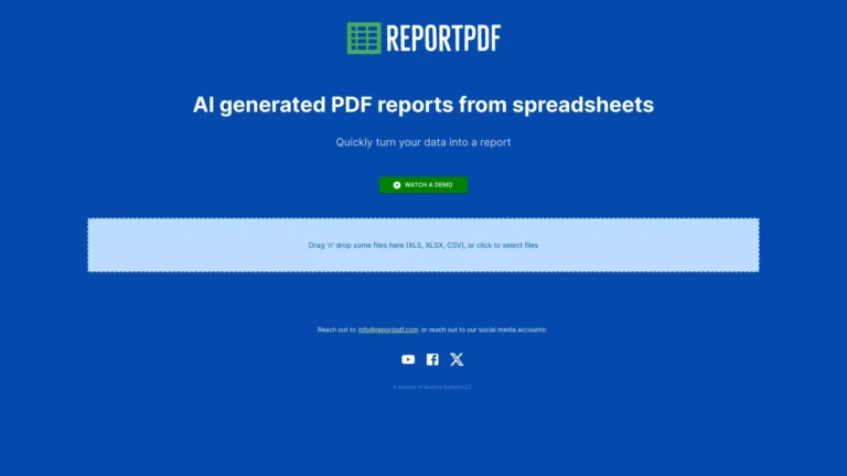 Innovative Reportpdf AI Tool Review
