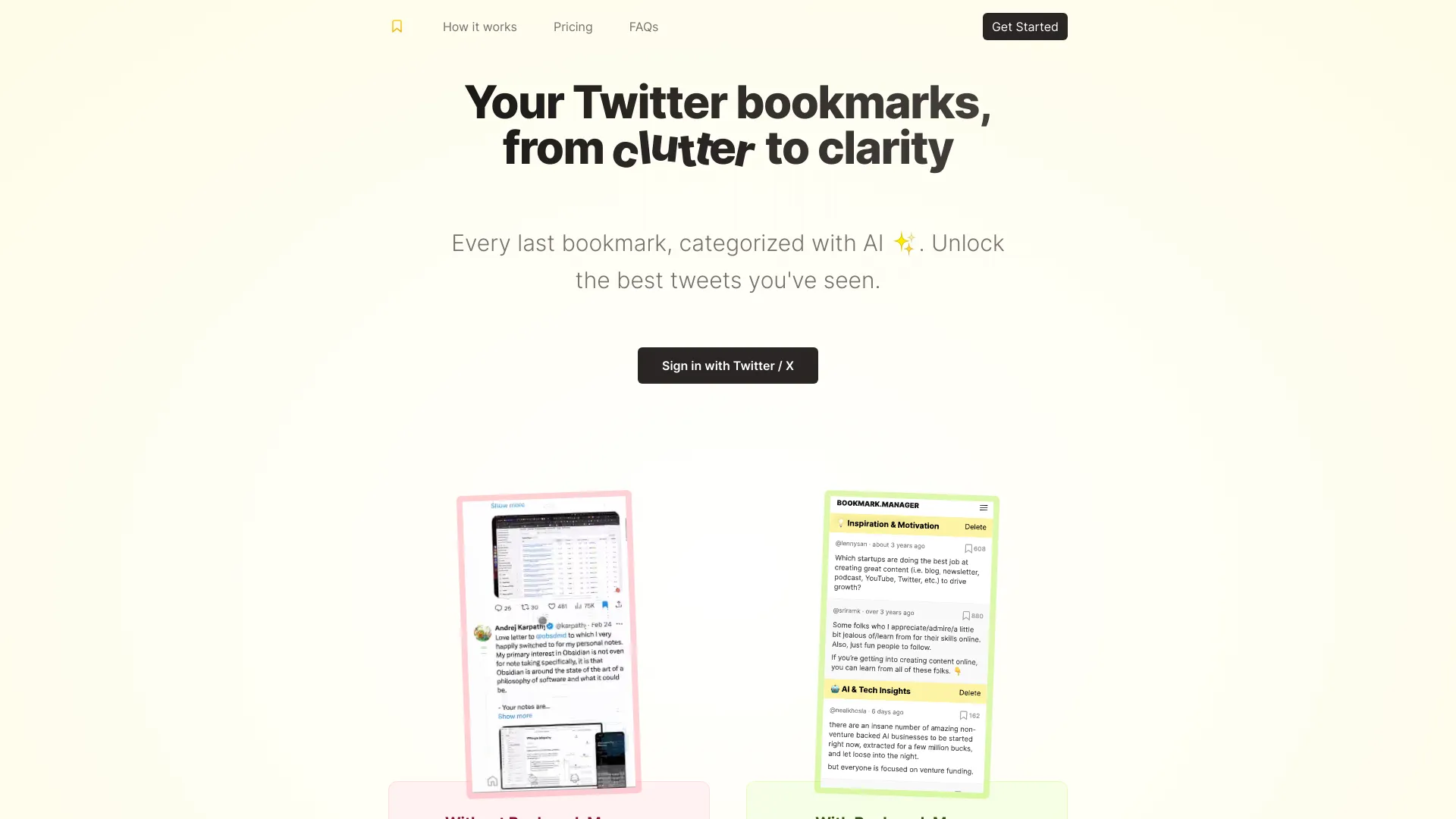 Twitter Bookmarks Manager logo