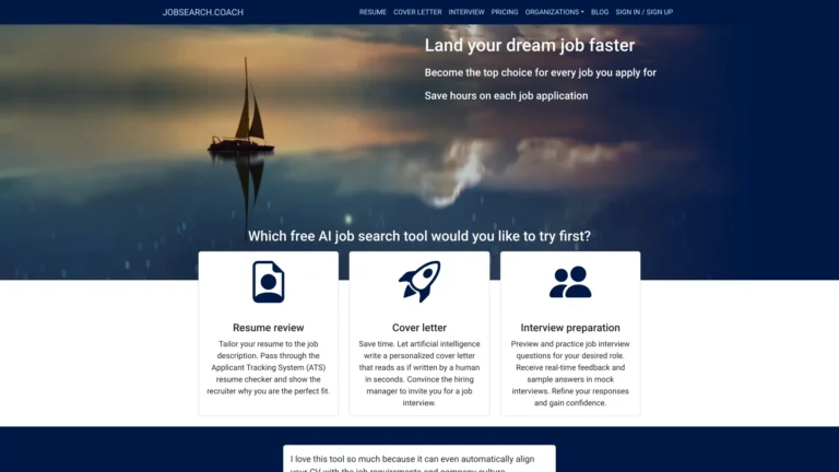 Top Jobsearch.coach AI Tool Review