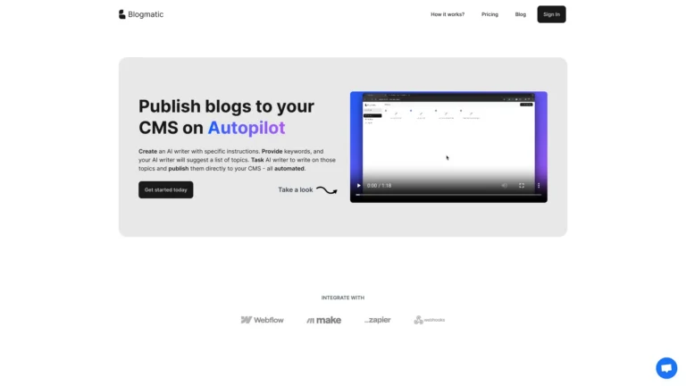 Popular Blogmatic AI Tool Review