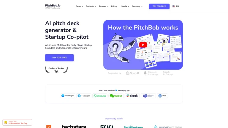 Powerful Pitchbob.io AI Tool Review